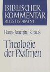 Buchcover Theologie der Psalmen