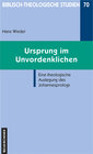 Buchcover Ursprung im Unvordenklichen