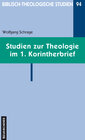 Buchcover Studien zur Theologie im 1. Korintherbrief