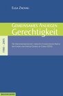 Buchcover Gemeinsames Anliegen Gerechtigkeit