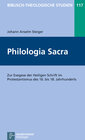 Buchcover Philologia Sacra
