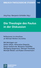 Buchcover Die Theologie des Paulus in der Diskussion