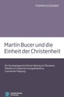 Buchcover Martin Bucer und die Einheit der Christenheit