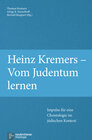 Buchcover Heinz Kremers - Vom Judentum lernen
