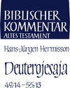 Buchcover Deuterojesaja (Jes 49,14–55,13)