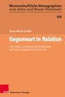 Buchcover Gegenwart in Relation