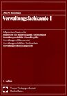 Buchcover Verwaltungsfachkunde