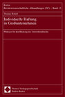 Buchcover Individuelle Haftung in Großunternehmen