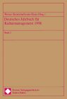 Buchcover Deutsches Jahrbuch für Kulturmanagement 1998