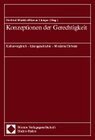 Buchcover Konzeptionen der Gerechtigkeit