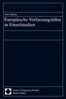 Buchcover Europäische Verfassungslehre in Einzelstudien