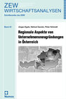 Buchcover Regionale Aspekte von Unternehmensneugründungen in Österreich
