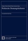 Buchcover Politische Deutungskulturen