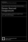 Buchcover Europa, Staat und Gruppenmacht