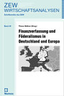 Buchcover Finanzverfassung und Föderalismus in Deutschland und Europa