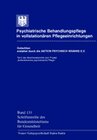 Buchcover Psychiatrische Behandlungspflege in vollstationären Pflegeeinrichtungen