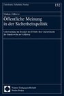 Buchcover Öffentliche Meinung in der Sicherheitspolitik