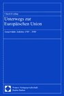 Buchcover Unterwegs zur Europäischen Union