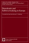 Buchcover Demokratie und Selbstverwaltung in Europa