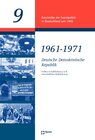 Buchcover Deutsche Demokratische Republik 1961 - 1971