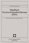 Buchcover Handbuch Gesetzesfolgenabschätzung (GFA)
