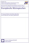 Buchcover Europäische Kleinsprachen