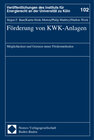 Buchcover Förderung von KWK-Anlagen