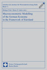 Buchcover Macroeconometric Modelling of the German Economy in the Framework of Euroland