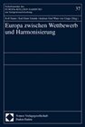 Buchcover Europa zwischen Wettbewerb und Harmonisierung