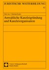 Buchcover Anwaltliche Kanzleigründung und Kanzleiorganisation