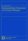 Buchcover Sachunmittelbare Demokratie im Freistaat Thüringen