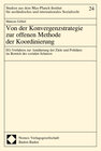 Buchcover Von der Konvergenzstrategie zur offenen Methode der Koordinierung