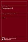 Buchcover Europarecht I