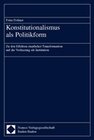 Buchcover Konstitutionalismus als Politikform