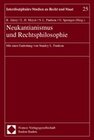Buchcover Neukantianismus und Rechtsphilosophie