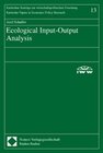 Buchcover Ecological Input-Output Analysis