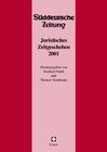 Buchcover Juristisches Zeitgeschehen 2001 in der Süddeutschen Zeitung