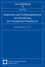 Buchcover Sanktionen und Vorfeldmaßnahmen zur Absicherung der europäischen Grundwerte