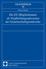 Buchcover Die EU-Mitgliedstaaten als Verpflichtungsadressaten der Gemeinschaftsgrundrechte