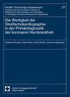Buchcover Die Wertigkeit der Streßechokardiographie in der Primärdiagnostik der koronaren Herzkrankheit