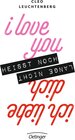 Buchcover I love you heißt noch lange nicht Ich liebe dich