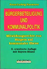 Buchcover Bürgerbeteiligung und Kommunalpolitik