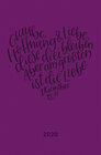 Buchcover Terminplaner in Lederoptik 2020 "Glaube, Hoffnung, Liebe"