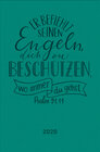 Buchcover Terminplaner in Lederoptik 2020 - "Er befiehlt seinen Engeln"
