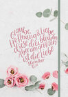 Buchcover Notizbuch "Glaube, Hoffnung, Liebe"