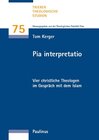 Buchcover Pia interpreatio