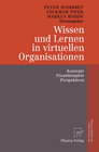 Buchcover Wissen und Lernen in virtuellen Organisationen