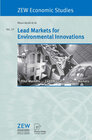 Buchcover Lead Markets for Environmental Innovations