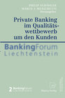 Buchcover Private Banking im Qualitätswettbewerb um den Kunden