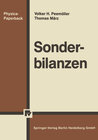 Buchcover Sonderbilanzen